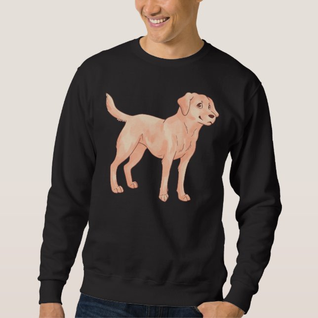 Honey Labrador Retriever Dog Sweatshirt (Front)