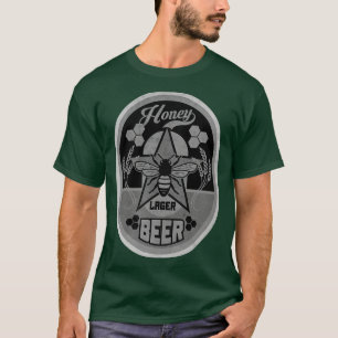 Honey Lager Beer BW T-Shirt