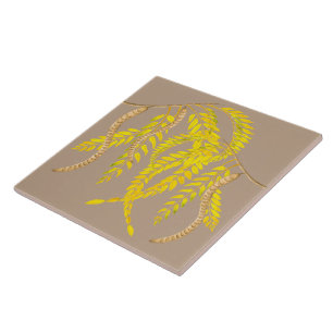 Honey Locust on a Ceramic Tile