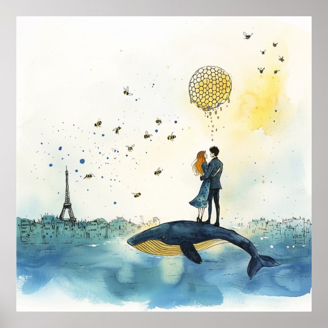  Honey-Moon in Paris Poster (Front)