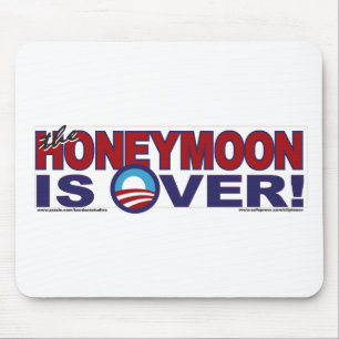 HONEY-MOON-IS-OVER MOUSE PAD