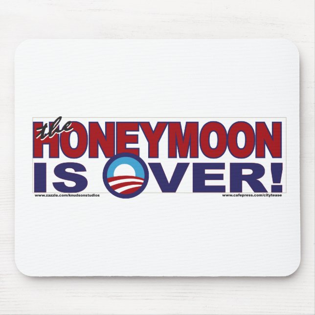 HONEY-MOON-IS-OVER MOUSE PAD (Front)