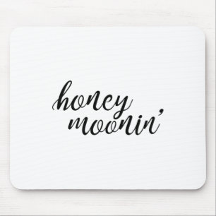 Honey Moonin Bride And Groom Honeymoon Premium _1  Mouse Pad