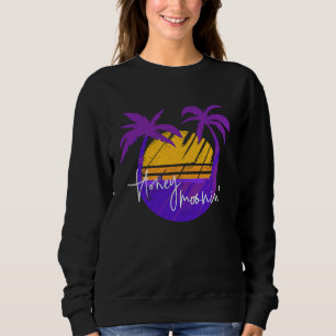 Honey Moonin Couples  Wedding Just Married Matchin Sweatshirt