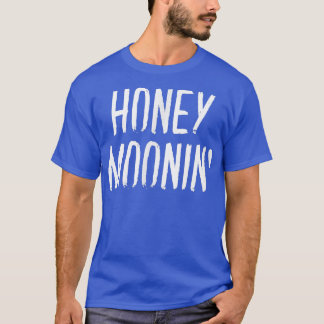 Honey MooninCool Vintage Couples Matching Honeymoo T-Shirt