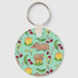 Honey Possum Key Ring