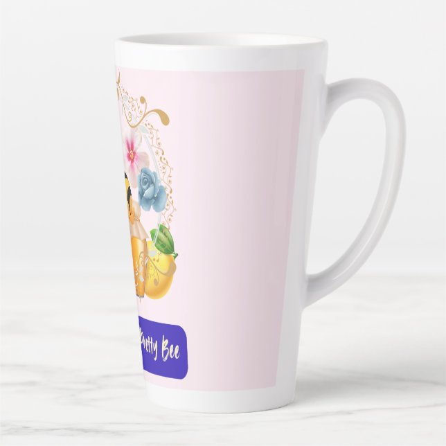 Honey, Pretty Bee Latte Mug (Right)