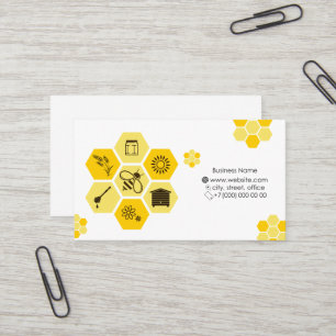 Honey production and sales business card