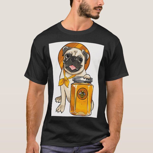 Honey Pugs Lovers T-Shirt (Front)