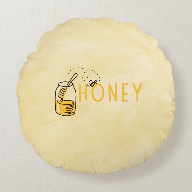 Honey Round Cushion (Front)