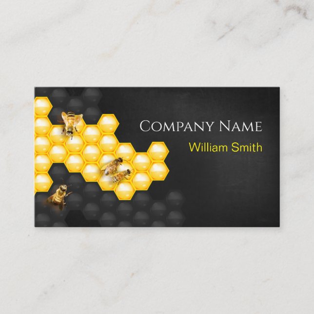 Honey Seller - Beekeeper Business Card (Front)
