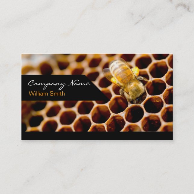 Honey Seller - Beekeeper Business Card (Front)