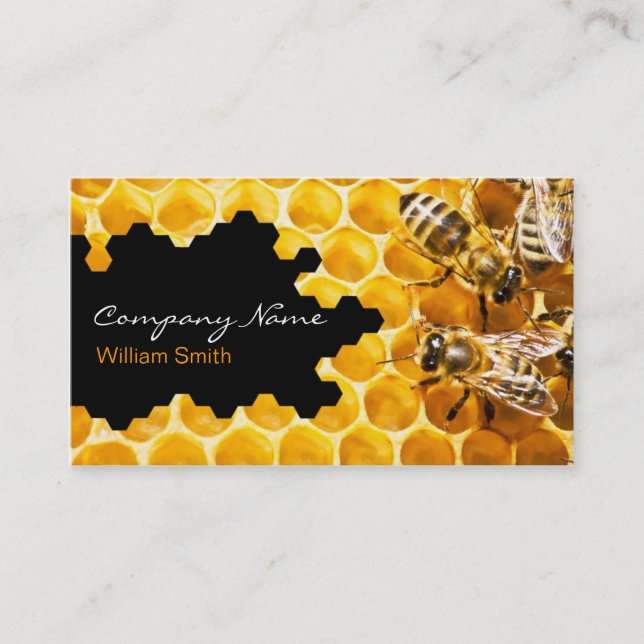 Honey Seller - Beekeeper Business Card (Front)