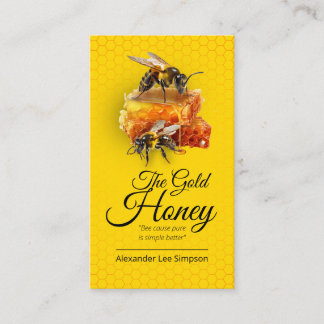 Honey Seller - Beekeeper Business Card