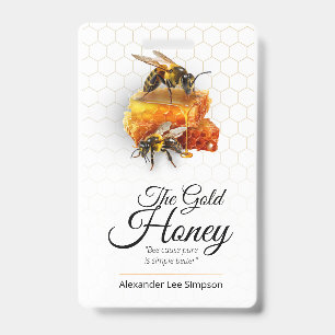 Honey Seller - Beekeeper ID Badge