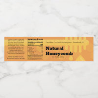 Honey Spoon Comb Honey Box Label