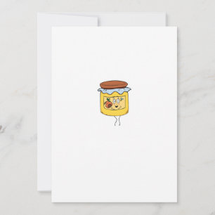 Honey theme, personalise Honey, Invitation