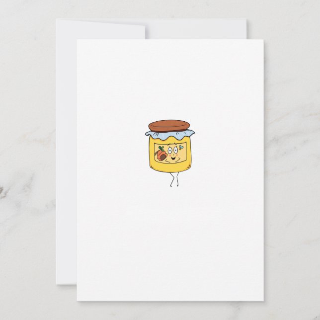 Honey theme, personalise Honey, Invitation (Front)