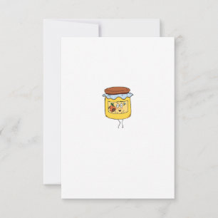 Honey theme, personalise Honey, Thank You Card