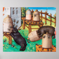 HONEY THIEF BEERS,BEES,BEE HIVES Mediaeval Apiaris