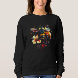 Honeybee and bumble bee for American hive beekeepe Sweatshirt