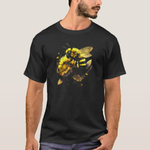 Honeybee and bumble bee for American hive beekeepe T-Shirt