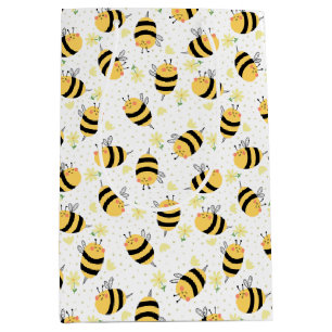 Honeybee and Sunflowers Medium Gift Bag