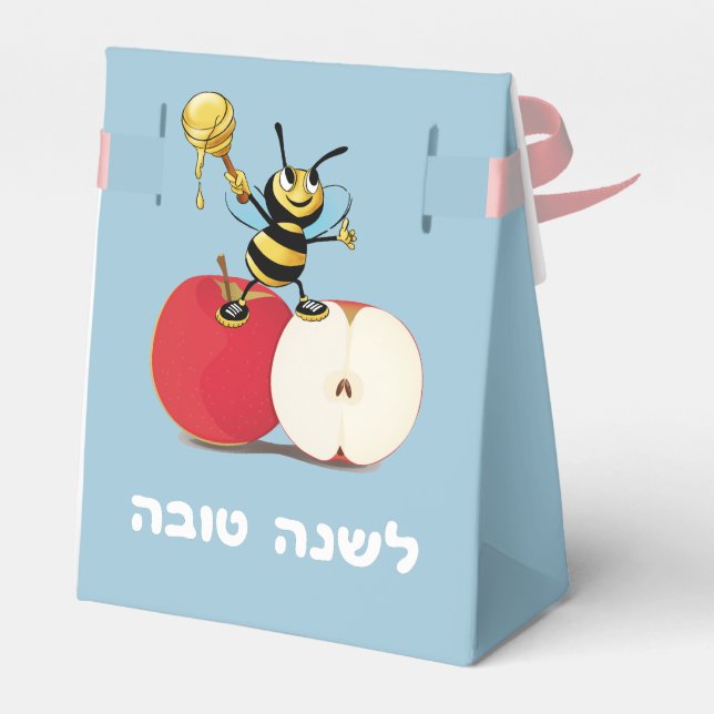Honeybee Apple Rosh HaShana Favour Box (Back Side)