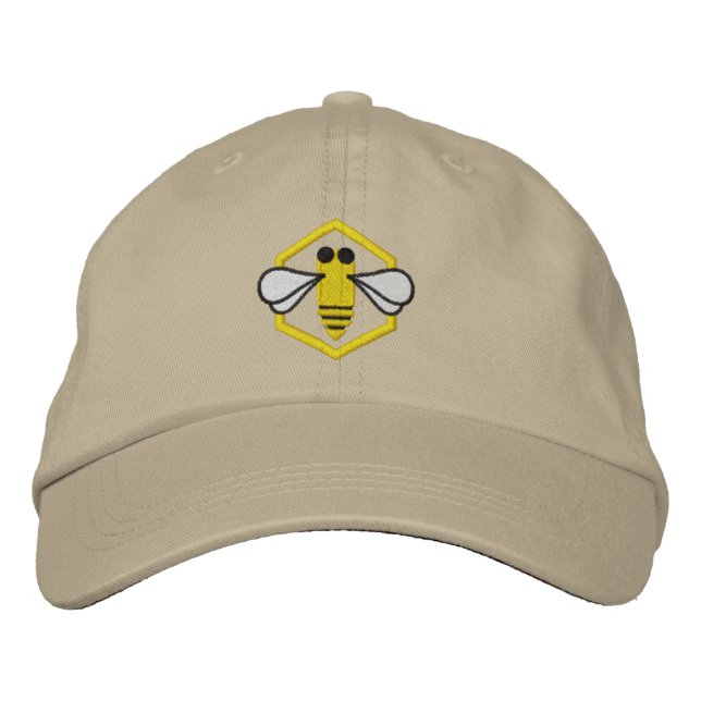 Honeybee Beekeeper Hat (Embroidered) (Front)