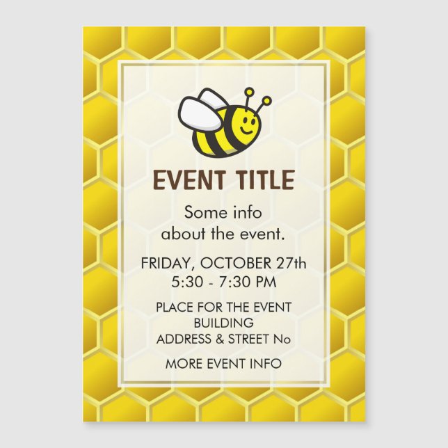 Honeybee Cartoon (Front)