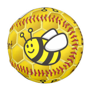 Honeybee Cartoon Baseball