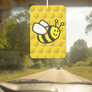 Honeybee Cartoon Car Air Freshener