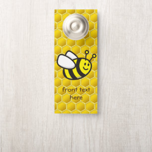 Honeybee Cartoon Door Hanger