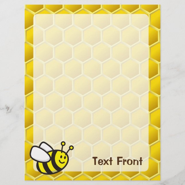 Honeybee Cartoon Flyer (Front)