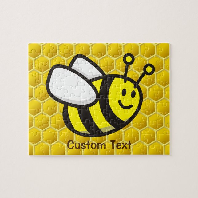 Honeybee Cartoon Jigsaw Puzzle (Horizontal)