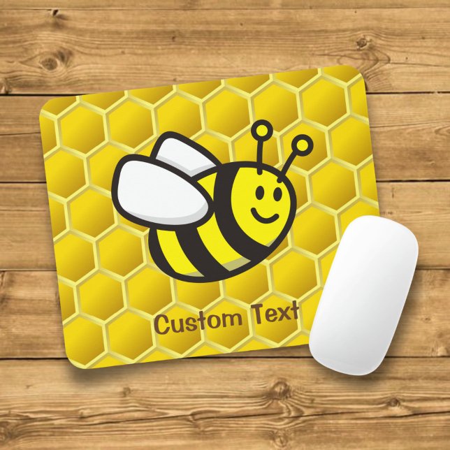 Honeybee cartoon mouse pad (Creator Uploaded)