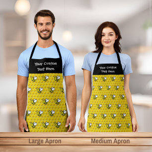 Honeybee Cartoon Pattern Apron