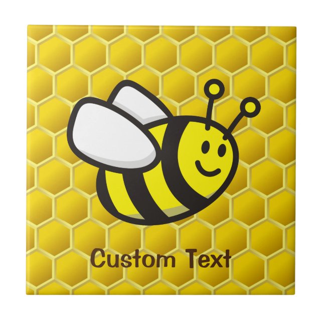 Honeybee Cartoon Tile (Front)