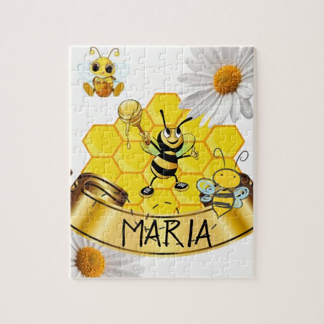 Honeybee Daisy Jigsaw Puzzle Daisy (Vertical)