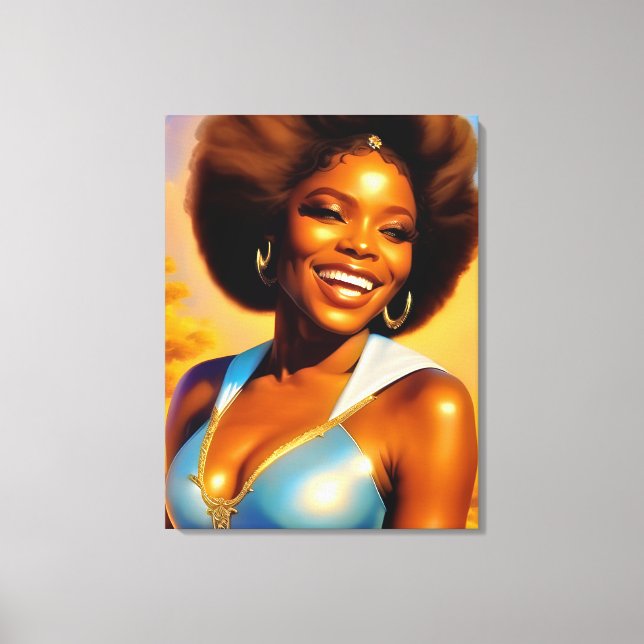 "Honeybee" Enjoying Life Canvas Print (Front)