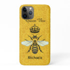 Honeybee Honeycomb Queen Bee Crown Custom Name