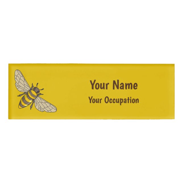 Honeybee Name Tag (Front)
