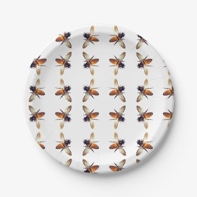 Honeybee Paper Plate (Front)