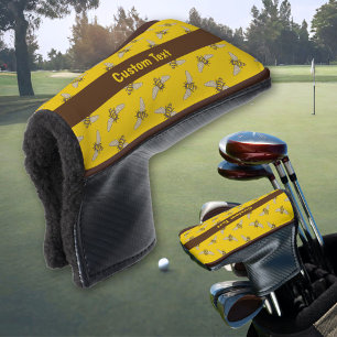 Honeybee Pattern Golf Head Cover