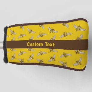 Honeybee Pattern Golf Head Cover