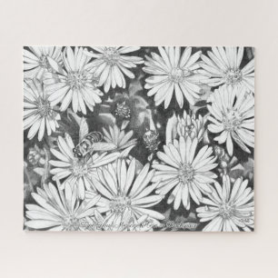 Honeybee Puzzle Personalised Flower Art Puzzles