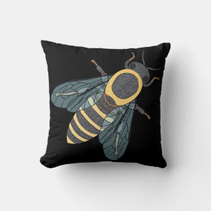 Honeybee (single black) - Pillow
