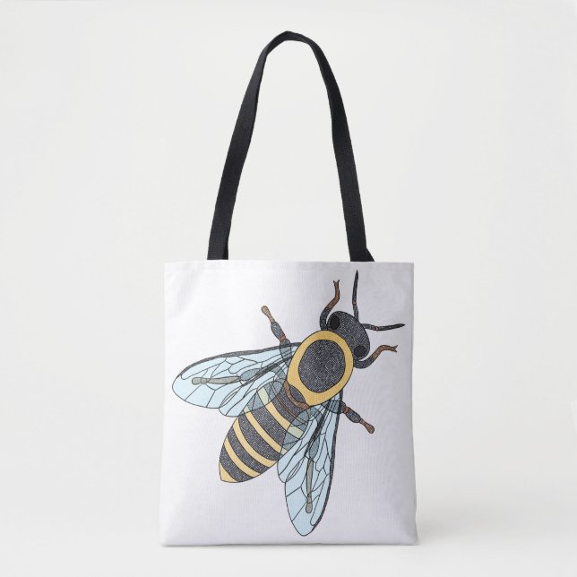 Honeybee (single white) - Tote Bag (Front)