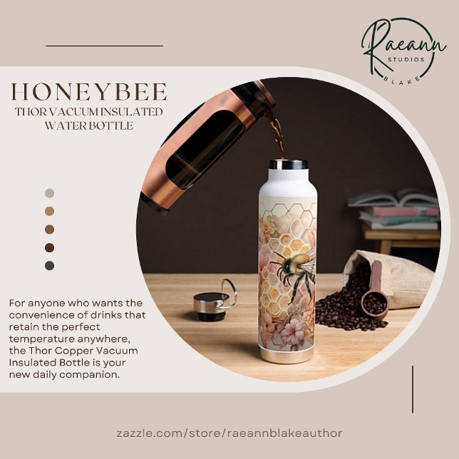 Honeybee Thor Vacuum Insulated Water Bottle (Creator Uploaded)