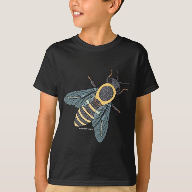 Honeybee (vivid) - Boy's T-Shirt (Front)